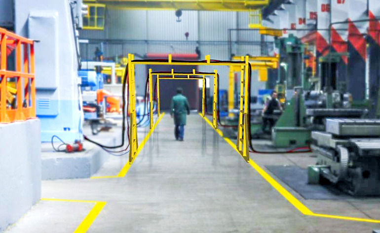 Cable Overpass for Wire Management Solution