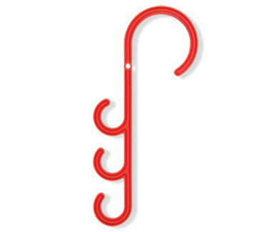 Hanging Tri Hook for Wire Management