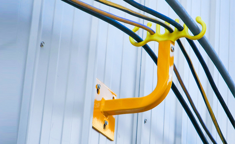 Hexahook Hanger Wall Mounted for Wire Management