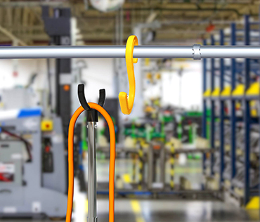 Metallic Extendable Crescent Pole for Cable Safety Products