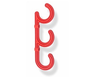 Mounted Tri Hooks for Suspending Cables