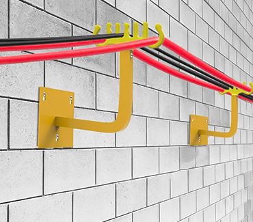 Wire Installation on Hexahook Hanger Wall Mounted